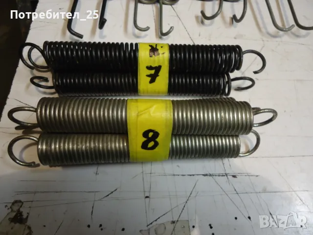 Пружини за опън обява №2, снимка 5 - Други машини и части - 48526361
