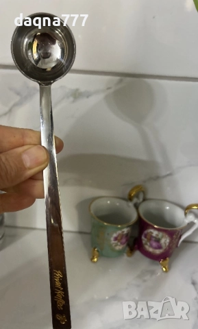 Немска лъжица за кафе неръждаема стомана, снимка 5 - Прибори за хранене, готвене и сервиране - 52416953