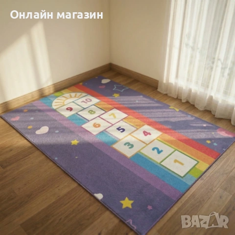 Детски килим 120×160 см, снимка 4 - Други - 53880053