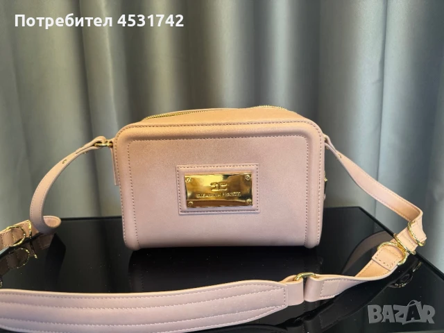 Кожена чанта Elisabetta franchi