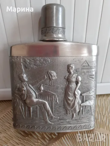 Джобна манерка от калай  Antik*Vintage #51