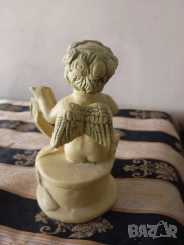 Керамична статуетка ангелче, снимка 3 - Статуетки - 47801639