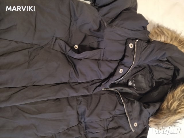 Черно топло яке, снимка 4 - Якета - 42160621