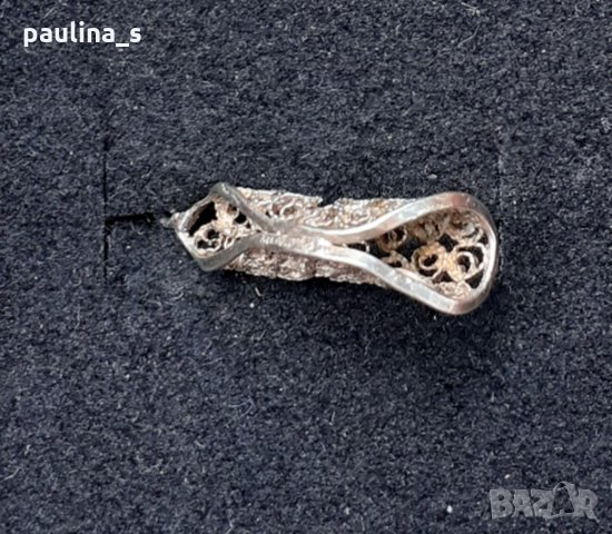 Сребърен медальон / колие - Берковски филигран проба 925 , снимка 4 - Колиета, медальони, синджири - 29395652