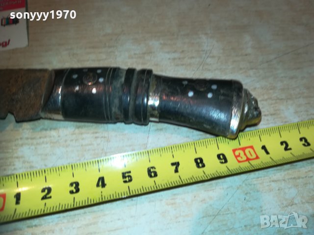 КУКРИ-СТАР КРИВ РЕТРО НОЖ С НОЖНИЦА, снимка 12 - Колекции - 30311835