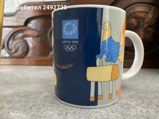 ✅сувенирна чаша Олимпиада Гърция 2004г, холограма, снимка 2 - Колекции - 32133318