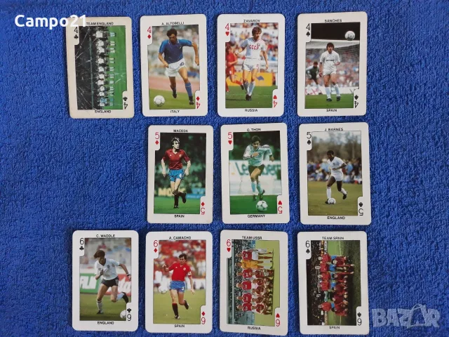 52 от 56 Dandy Rock 'n Bubble Cards 1986 г. + 44 от 54 Dandy Bubble Gum Euro Football Cards 1988 г., снимка 15 - Колекции - 56041630