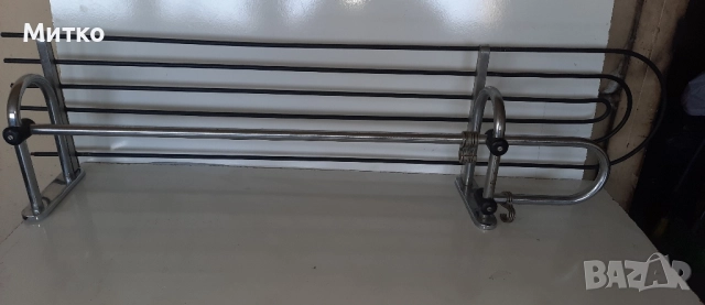 Ретро метална тръбна закачалка за стена или портманто, снимка 7 - Закачалки - 51651932