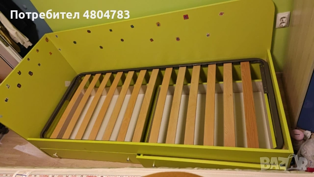 Две единични легла с ракла, снимка 2 - Спални и легла - 54278693