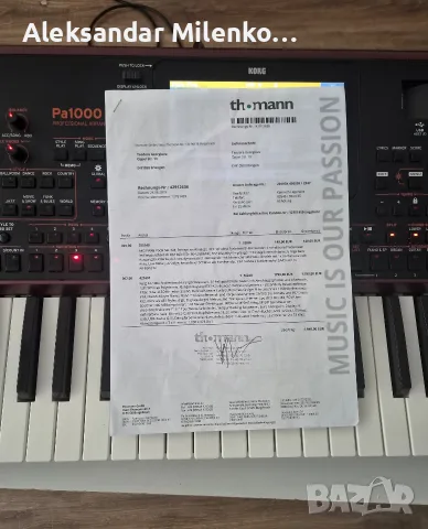 Korg Pa 1000 синтезатор, снимка 4 - Синтезатори - 56009634