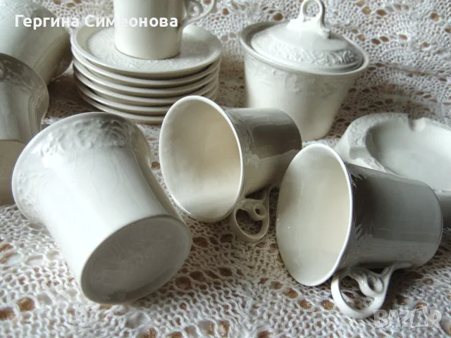 Много стар сервиз за късо кафе, снимка 9 - Антикварни и старинни предмети - 56447249