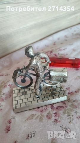  Колекционерска фигурка пощальон , снимка 4 - Антикварни и старинни предмети - 52105078