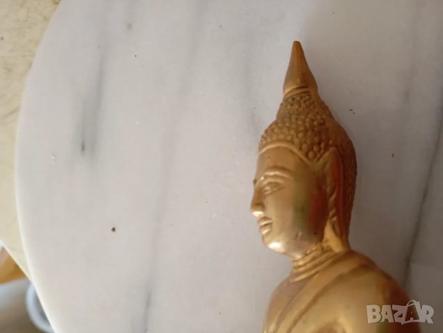 месингова статуетка-буда, снимка 8 - Антикварни и старинни предмети - 41840777