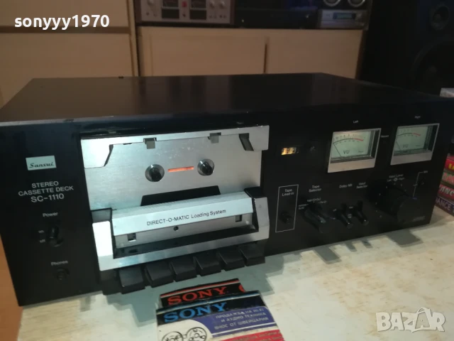 SANSUI DECK-MADE IN JAPAN-ВНОС SWISS 3105251907, снимка 9 - Декове - 50497847