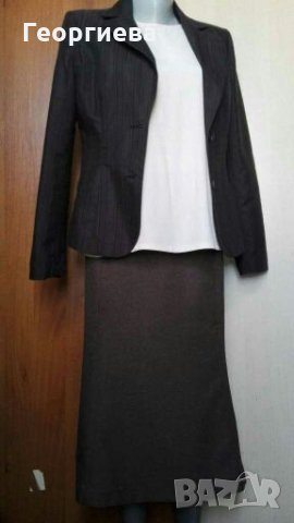 Стилна дамска пола в кафяво, с подплата🍀👗M(38)🍀👗арт.844, снимка 8 - Поли - 30438911