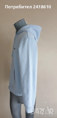 Lacoste Classic Fit Full Zip Hoodie Mens Size 4 - M НОВО! ОРИГИНАЛ! Мъжка Качулка с цял цип!, снимка 13 - Спортни дрехи, екипи - 53203721