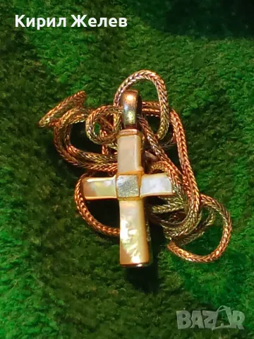 КРАСИВО СЕДЕФЕНО СРЕБЪРНО КРЪСТЧЕ със СТИЛНА СРЕБЪРНА ВЕРИЖКА - СРЕБРО 925 ПРОБА 39999, снимка 15 - Колиета, медальони, синджири - 49981840