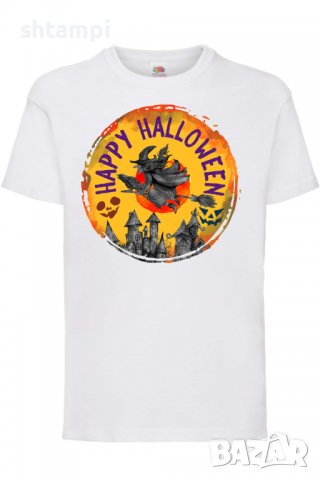 Детска тениска Halloween 08,Halloween,Хелоуин,Празник,Забавление,Изненада,Обичаи,, снимка 2 - Детски Блузи и туники - 38156609