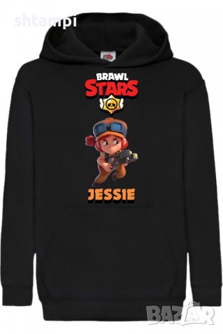 Детски Суитчър/Суитшърт Jessie 2,Brawl Stars,Игра,Подарък,Изненада,Забавление,Рожден Ден