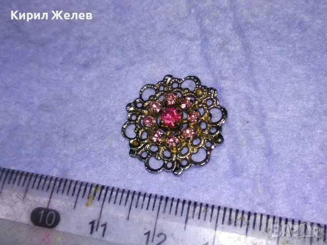 ПОСРЕБРЕНА ФЛОРАЛНА АЖУРНА АРТ АПЛИКАЦИЯ ЦВЕТЕ от БЛАГОРОДНА СТОМАНА с ФАСЕТИРАНИ АМЕТИСТИ 41069, снимка 13 - Други - 42796046