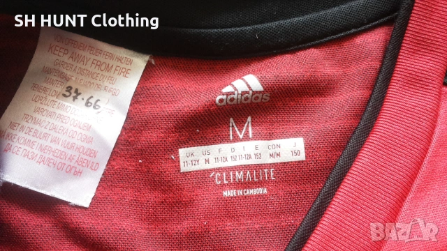 Adidas FC MANCHESTER UNITED Kids Football T-Shirt Размер 11-12г /152см детска футболна тениска 37-66, снимка 11 - Детски тениски и потници - 53126859