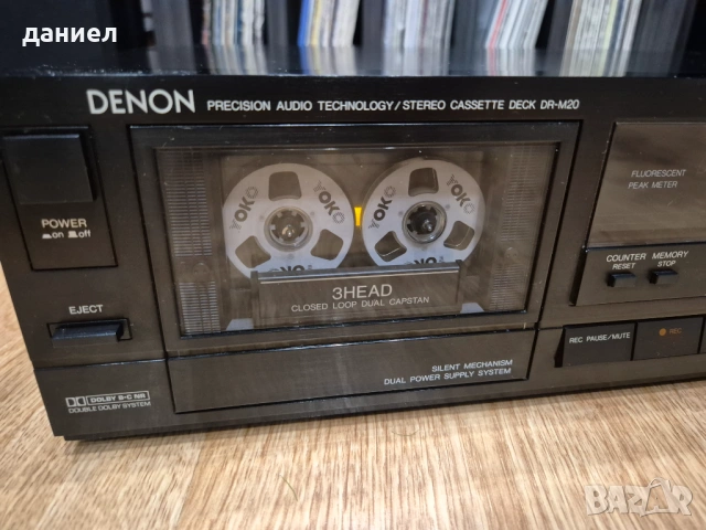 Триглав касетен дек DENON DR-M20 + ПОДАРЪК, снимка 2 - Декове - 54019739