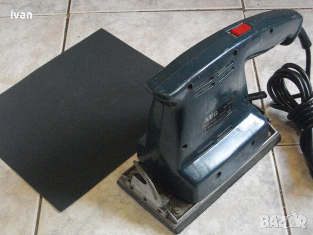 330 Вата-Профи Немски Виброшлайф Прав-Голям-210х110мм-AEG VS-330, снимка 3 - Други инструменти - 39753369