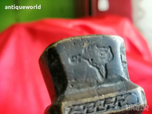 Стар ОСМАНСКИ Девит , Дивит , Мастилница с ТУГРА, снимка 9 - Антикварни и старинни предмети - 37310956