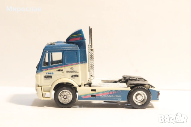HERPA H0 1/87 MERCEDES ВЛЕКАЧ КАМИОН МОДЕЛ КОЛИЧКА