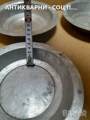 Комплект Стари Медни Чинии 3бр., снимка 12 - Антикварни и старинни предмети - 48745258