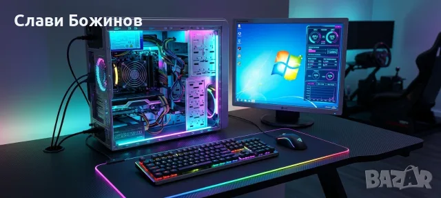 Ретро Геймърски Компютър / Workstation: ASUS M2N32 WS Prof + Athlon X2 + GeForce 7600GS, снимка 7 - Геймърски - 56068053