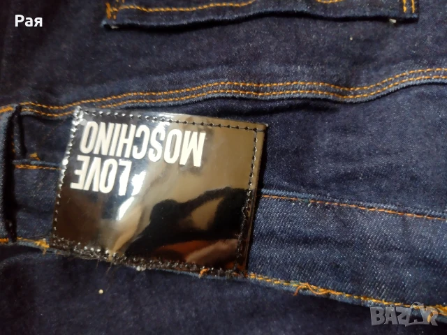 Дънки деним слим Love Moschino, снимка 7 - Дънки - 50705725