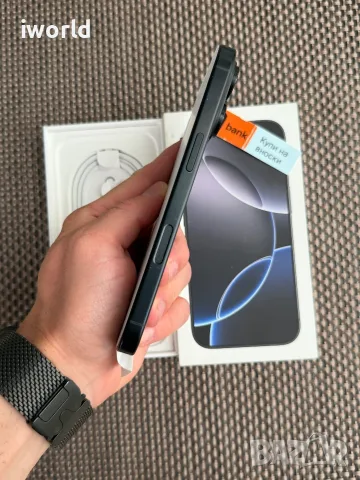 100% Батерия🔋 ❗️ iPhone 16 Pro ❗️Лизинг от 30€/мес ❗️Black Titanium 128Gb - черен / като нов! , снимка 7 - Apple iPhone - 55832745