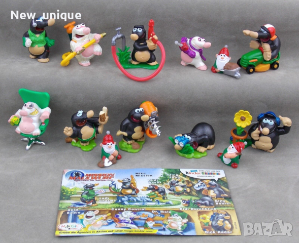 Киндер играчки от сериите Мисия Къртица-1 и -2 - Mission Maulwurf-1/-2, снимка 6 - Колекции - 44575407