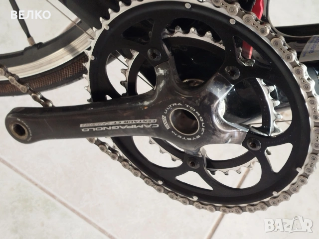 Шосеен велосипед Carvelo RS - 28" , Carbon , 2x10 * 8 кг ,  Full Campagnolo ,Като ново , снимка 6 - Велосипеди - 54150155