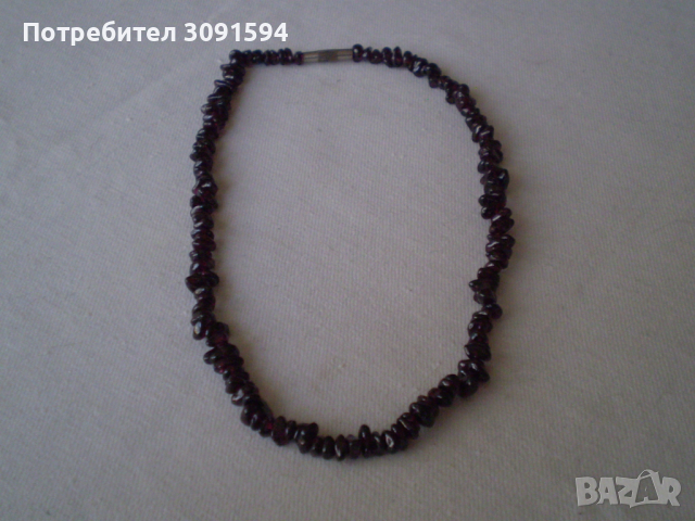 Колие Гердан от  Гранати, снимка 5 - Колиета, медальони, синджири - 36525437