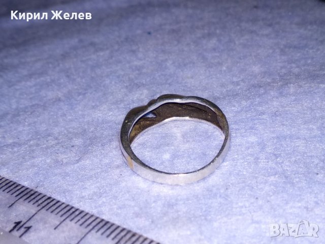 СТИЛНО ОРНАМЕНТИРАН СРЕБЪРЕН РЕТРО ПРЪСТЕН СРЕБРО 925 ПРОБА РЪЧНА ИЗРАБОТКА 37099, снимка 6 - Антикварни и старинни предмети - 39979862