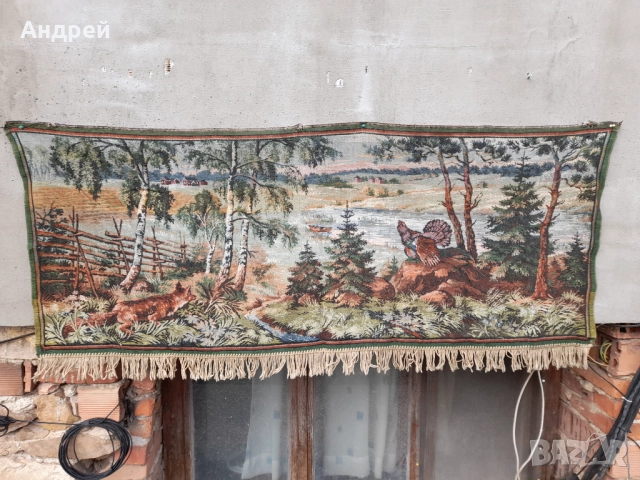 Старинен ковьор,покривка за стена #290, снимка 2 - Антикварни и старинни предмети - 52949422