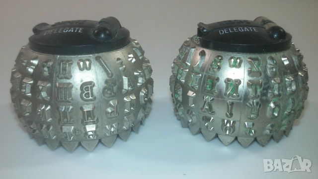Топки за пишещи машини IBM Selectric, шрифт Delegate 10; typeballs, golf balls, снимка 2 - Друга електроника - 52897180