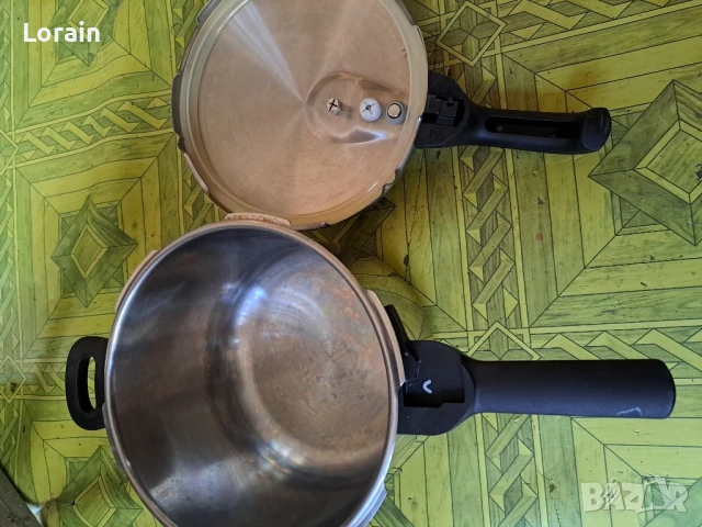 Тенджера под налягане(немска)-6 литра, снимка 3 - Съдове за готвене - 51252671