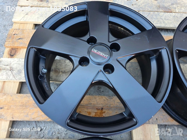 Лети джанти 15ки 4х100 Dezent, снимка 4 - Гуми и джанти - 54128064