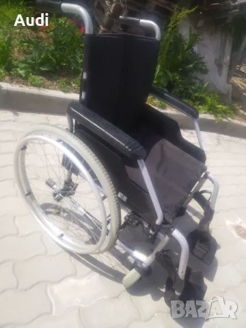 Чисто нова инвалидна рингова количка. За възрастни, оперирани, трудно подвижни хора.  Сгъваема, степ, снимка 15 - Инвалидни колички - 50408278