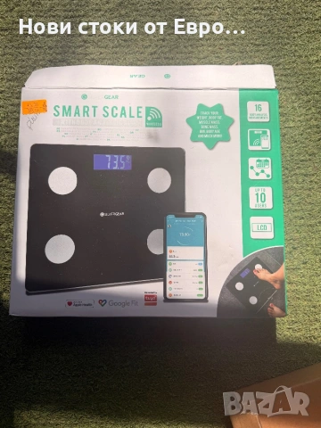 Smart кантар с LCD дисплей -за тегло, телесни мазнини, мускули и др.  Smart кантар с LCD дисплей .За