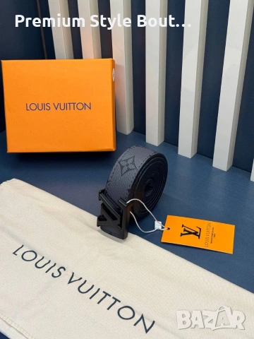 Колани Louis Vuitton от естествена кожа в кутия 3см, снимка 13 - Колани - 53933837