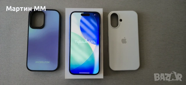 iPhone 16, 128GB, Ultramarine КАТО НОВ, снимка 4 - Apple iPhone - 53091216
