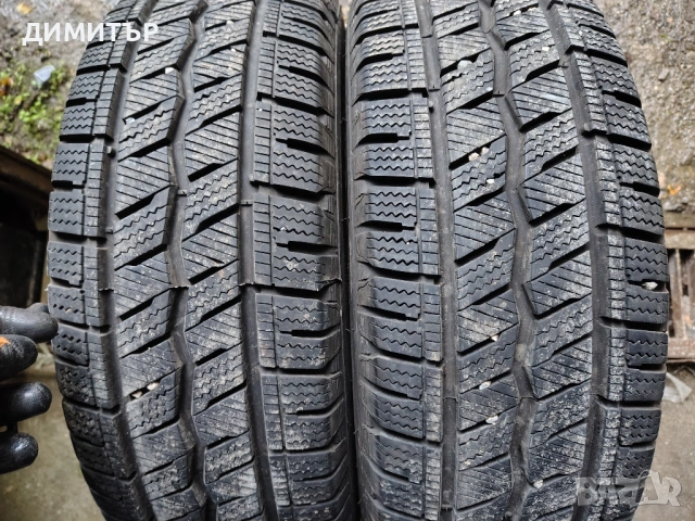 2бр.зимни гуми HANKOOK 215 65 16C DOT22 цена за брой