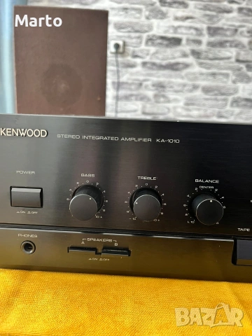 Kenwood KA 1010 усилвател, снимка 3 - Ресийвъри, усилватели, смесителни пултове - 54103783
