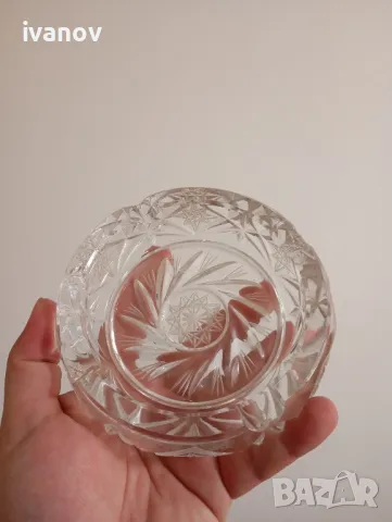 Пепелник чешки кристал , снимка 1