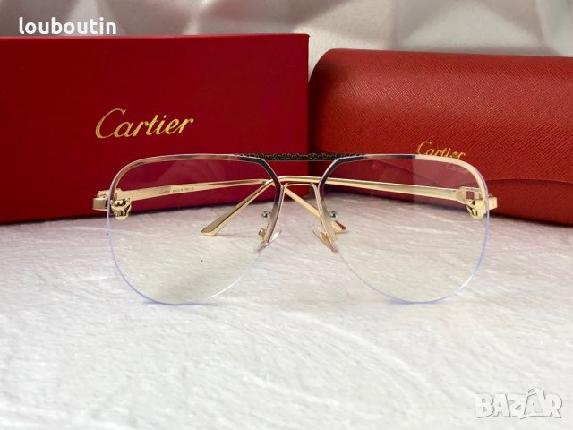 Cartier 2023 мъжки слънчеви очила авиатор унисекс дамски слънчеви очила, снимка 7 - Слънчеви и диоптрични очила - 42797750