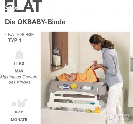 Бебешка маса за повиване, повивалник за вана, маса или кошара, снимка 6 - За банята - 37718474